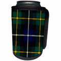3dRose Image of MACNEIL Clan Kilt Scottish Tartan Plaid Pattern - Can Cooler Bottle Wrap (cc_297231)
