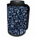 3dRose Black pebble rocks on Milolii Beach, Big Island, Hawaii - Can Cooler Bottle Wrap (cc_331257)