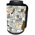 3dRose Woodland Forest Friends - Can Cooler Bottle Wrap (cc_335157)