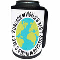 3dRose Worlds Best Surgeon - Can Cooler Bottle Wrap (cc_335166)