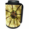 3dRose Florene Decorative - Stained Glass Ceiling - Can Cooler Bottle Wrap (cc_34751)