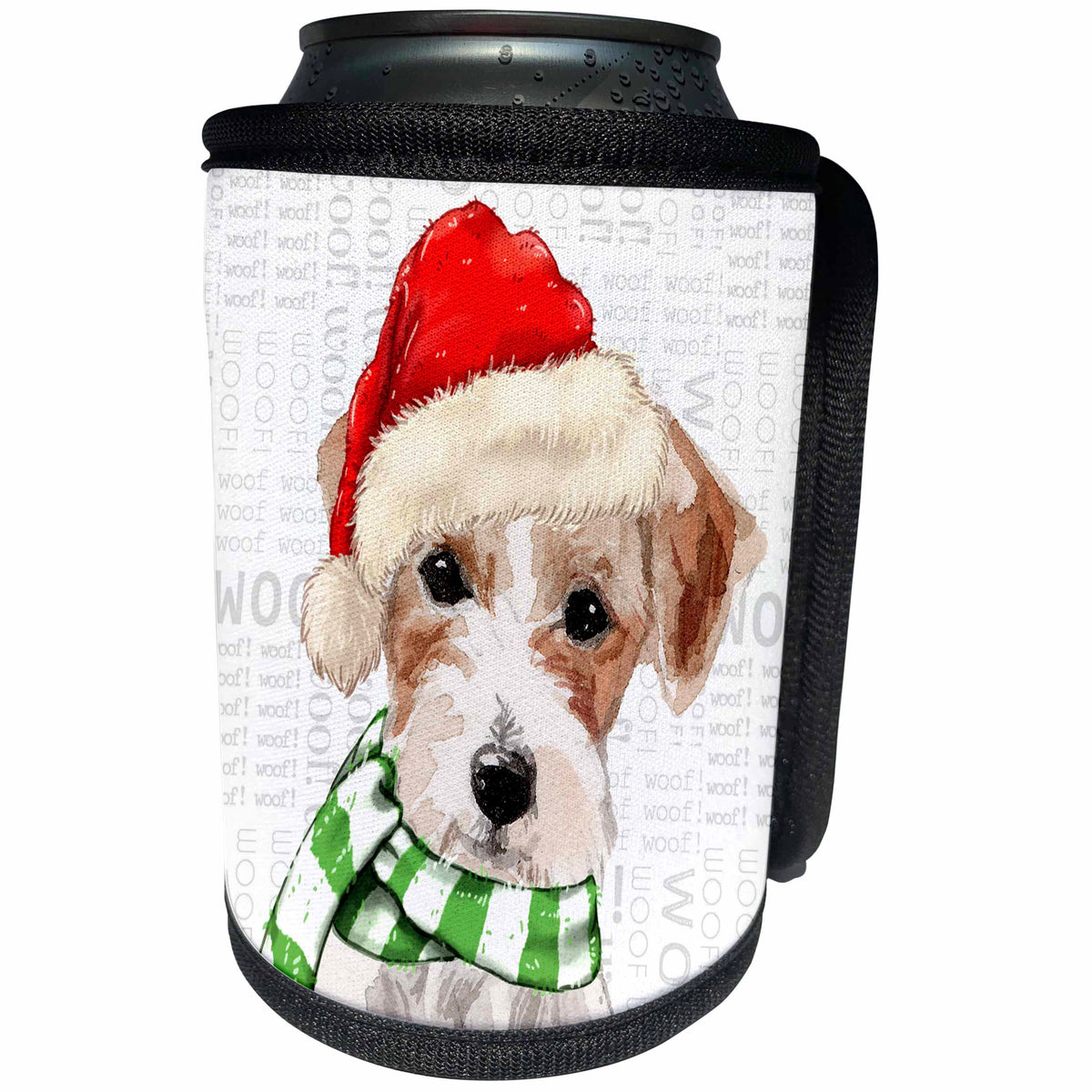 3dRose Doreen Erhardt Fleas NaviDOG Collection - Can Cooler Bottle Wrap (cc_349961)