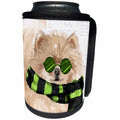 3dRose Doreen Erhardt Fleas NaviDOG Collection - Can Cooler Bottle Wrap (cc_349966)