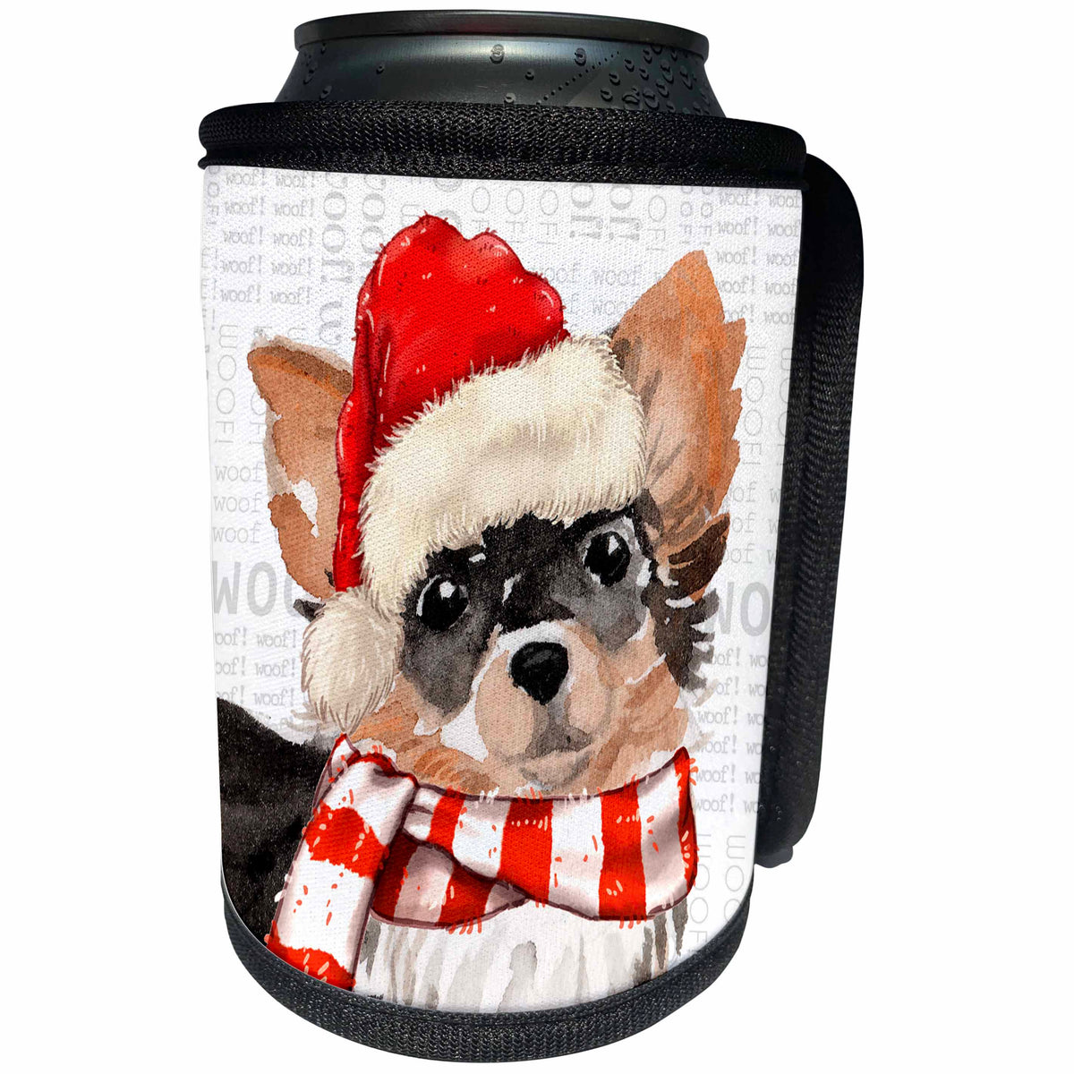 3dRose Doreen Erhardt Fleas NaviDOG Collection - Can Cooler Bottle Wrap (cc_349969)