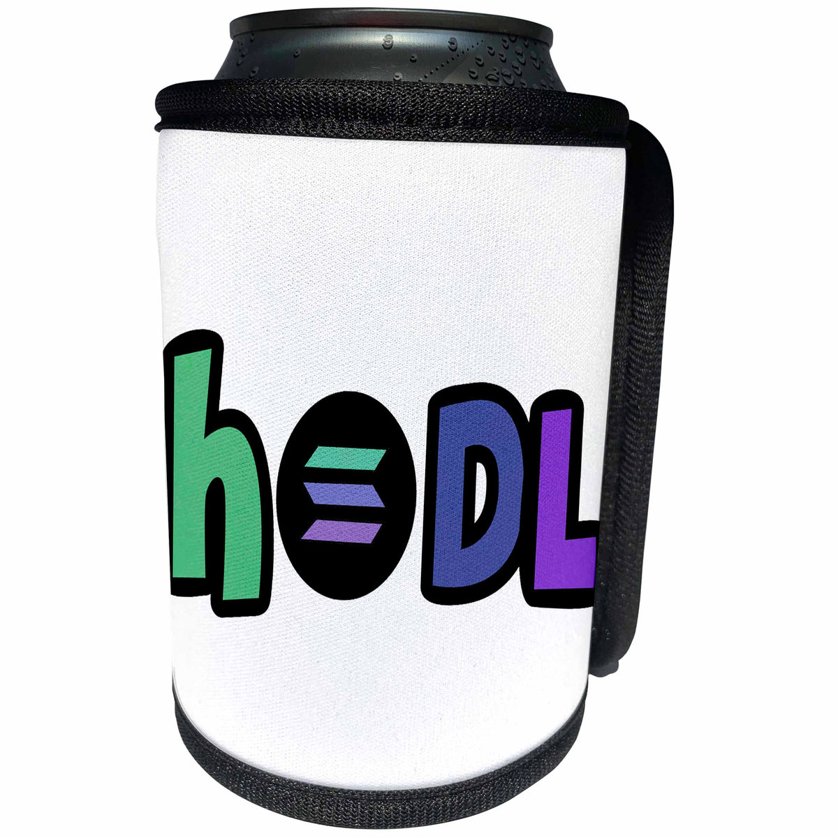 3dRose Cool Fun HODL Solana Crypto currency SOL Coin Crypto... - Can Cooler Bottle Wrap (cc_352138)