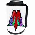 3dRose Snail love is a SLOW BURN Sorry I had to - Can Cooler Bottle Wrap (cc_352945)