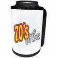 3dRose Puccigraphics - 70s - 70s VIBE - Can Cooler Bottle Wrap (cc_353184)