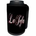 3dRose Puccigraphics - Latina - la jefa - Can Cooler Bottle Wrap (cc_353204)