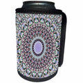 3dRose Pastel Polygonal Pattern Mandala - abstract bohemian... - Can Cooler Bottle Wrap (cc_358155)