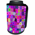 3dRose Multicolor irregular rectangle mosaic - Can Cooler Bottle Wrap (cc_358184)