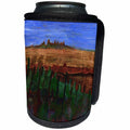 3dRose PHOTO OF BROWN AND GREEN IMPRESSIONISTIC LANDSCAPE - Can Cooler Bottle Wrap (cc_358697)