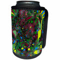 3dRose DYLAN SEIBOLD - LINE ART - PINK DRAGON SEED - Can Cooler Bottle Wrap (cc_358704)