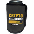 3dRose Cassie Peters Digital Art - Crypto Millionare Loading - Can Cooler Bottle Wrap (cc_358711)
