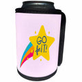 3dRose Simple Quotes for Self Motivation - Can Cooler Bottle Wrap (cc_358778)