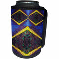 3dRose YELLOW FEATURES ABSTRACTED FACE PHOTO - Can Cooler Bottle Wrap (cc_359036)