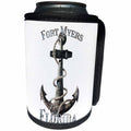 3dRose Florida beach vacation to Fort Myer Florida. - Can Cooler Bottle Wrap (cc_359497)