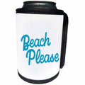 3dRose 3dRose-Summer - Creative and Simple Summer Quote - Can Cooler Bottle Wrap (cc_359758)