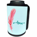 3dRose Simple Quotes for Self Motivation - Can Cooler Bottle Wrap (cc_360144)
