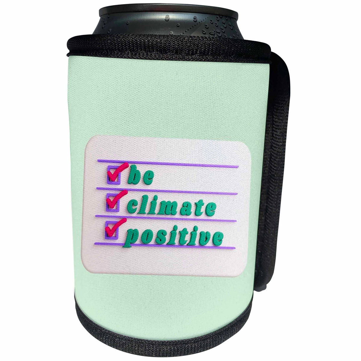 3dRose Simple Quotes for Self Motivation - Can Cooler Bottle Wrap (cc_360155)