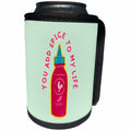 3dRose 3dRose-Funny quotes - Funny and Cute Love Quotes - Can Cooler Bottle Wrap (cc_360205)