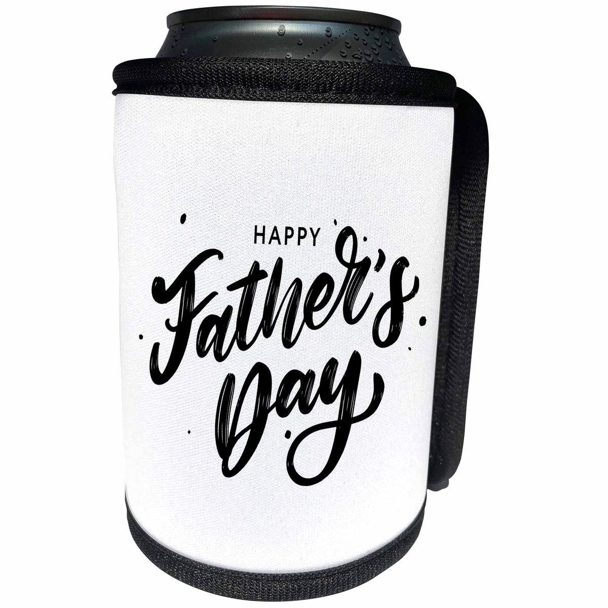 3dRose Happy Fathers Day Greetings Gift for Dad - Can Cooler Bottle Wrap (cc-360463)