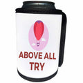 3dRose Creative and Colorful Text for Self Inspirational Quotes - Can Cooler Bottle Wrap (cc-360880)