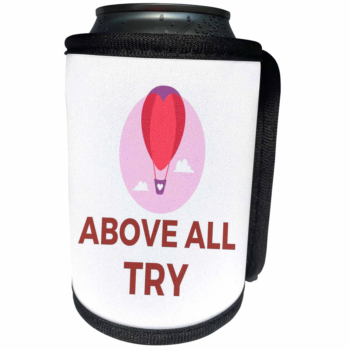 3dRose Creative and Colorful Text for Self Inspirational Quotes - Can Cooler Bottle Wrap (cc-360880)