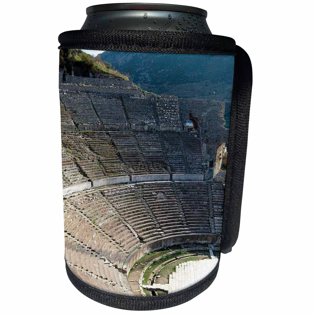 3dRose The Great Theater, Amphitheater, Ephesus, Turkiye - Can Cooler Bottle Wrap (cc-360962)