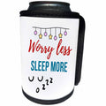 3dRose Cute and Creative for Sleeping Quotes - Can Cooler Bottle Wrap (cc-361186)