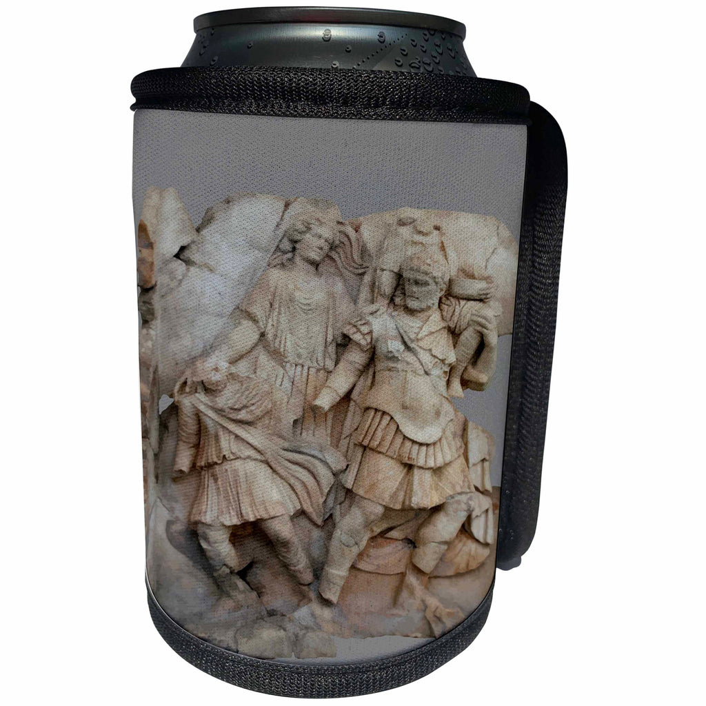 3dRose Aineas’ flight from Troy Aphrodisias Sebastion Relief... - Can Cooler Bottle Wrap (cc-361617)