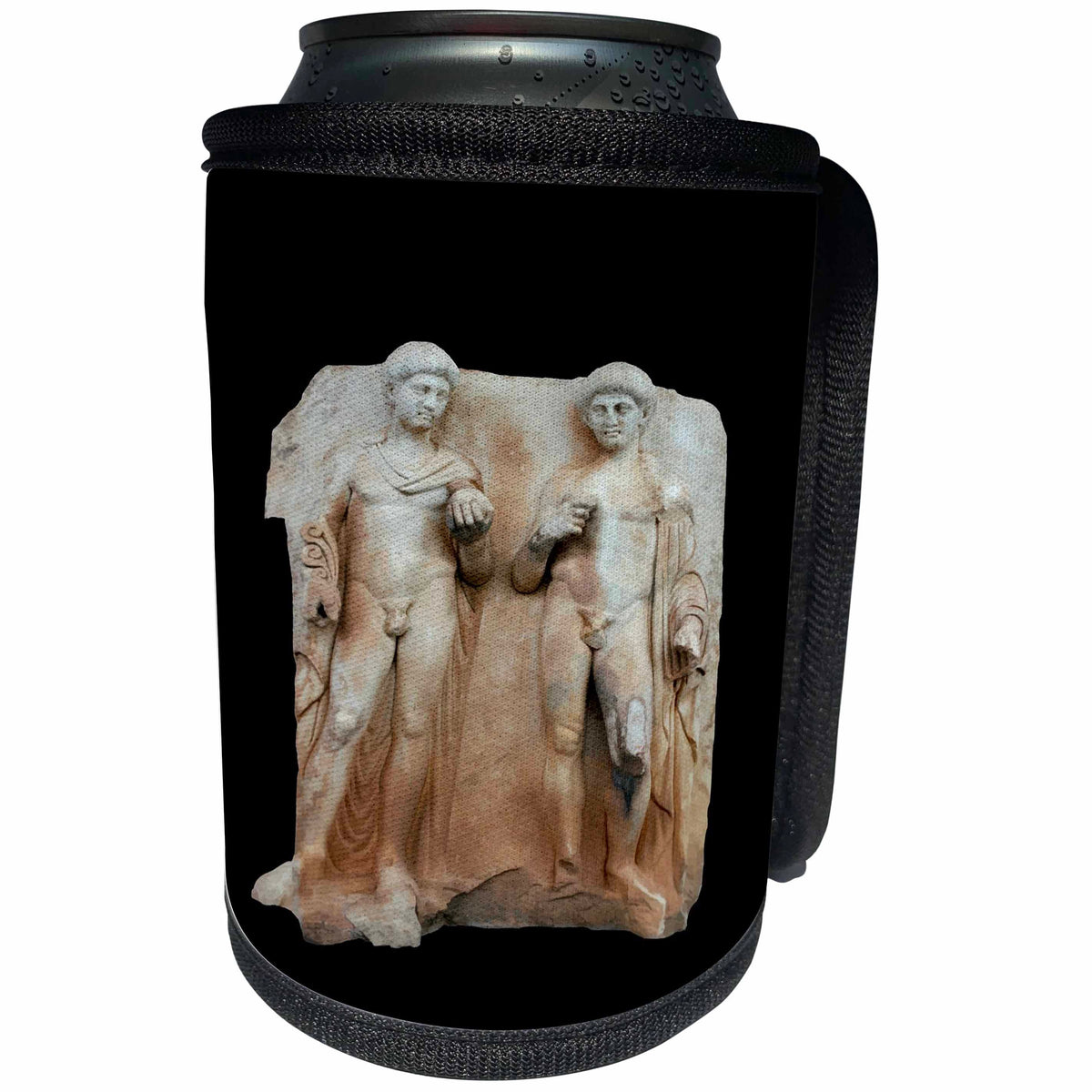 3dRose Two Princes Roman Sebasteion Relief Sculpture Cut Out - Can Cooler Bottle Wrap (cc-361636)