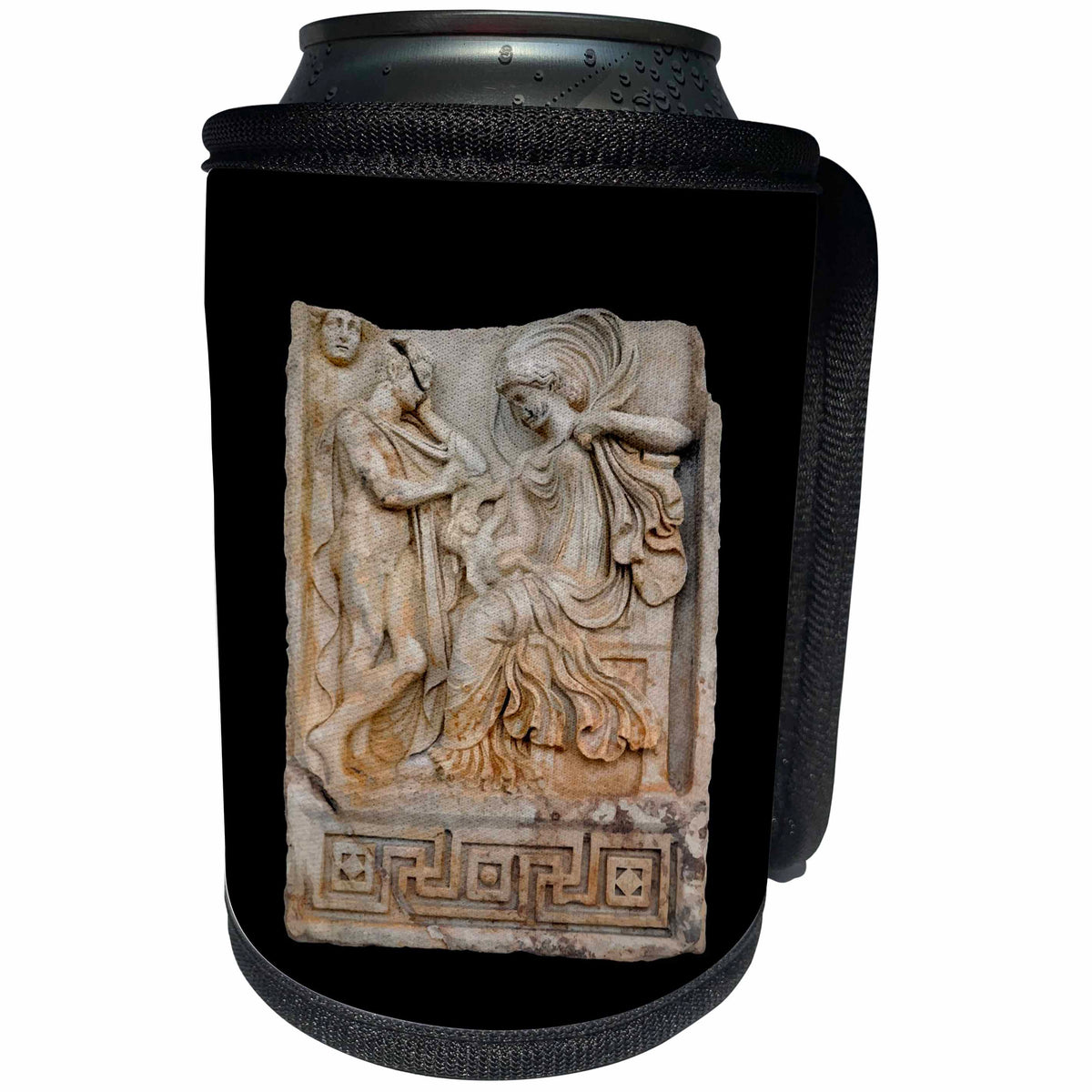 3dRose Anchises and Aphrodite Relief Sculpture Cut Out - Can Cooler Bottle Wrap (cc-361643)
