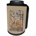 3dRose Anchises and Aphrodite Relief Sculpture Cut Out - Can Cooler Bottle Wrap (cc-361644)