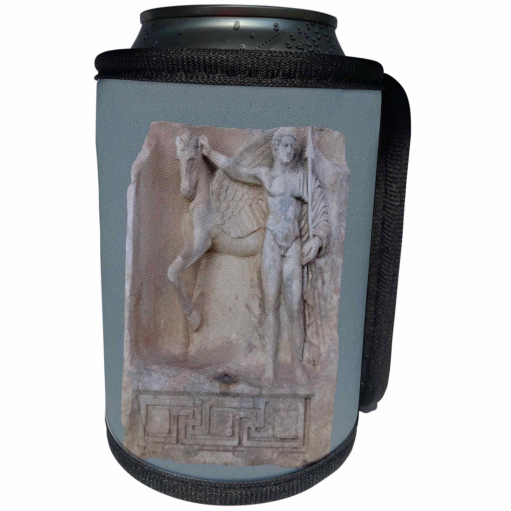 3dRose Mythical Horse Creature Ancient Statue Aphrodisias Cut... - Can Cooler Bottle Wrap (cc-361655)