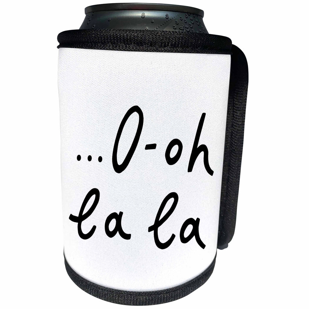 3dRose 3dRose - Rosette - Meme - Ooh La La - Can Cooler Bottle Wrap (cc-362636)