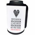 3dRose Mechanical Engineer - Aerospace Engineer Comparison... - Can Cooler Bottle Wrap (cc-363378)
