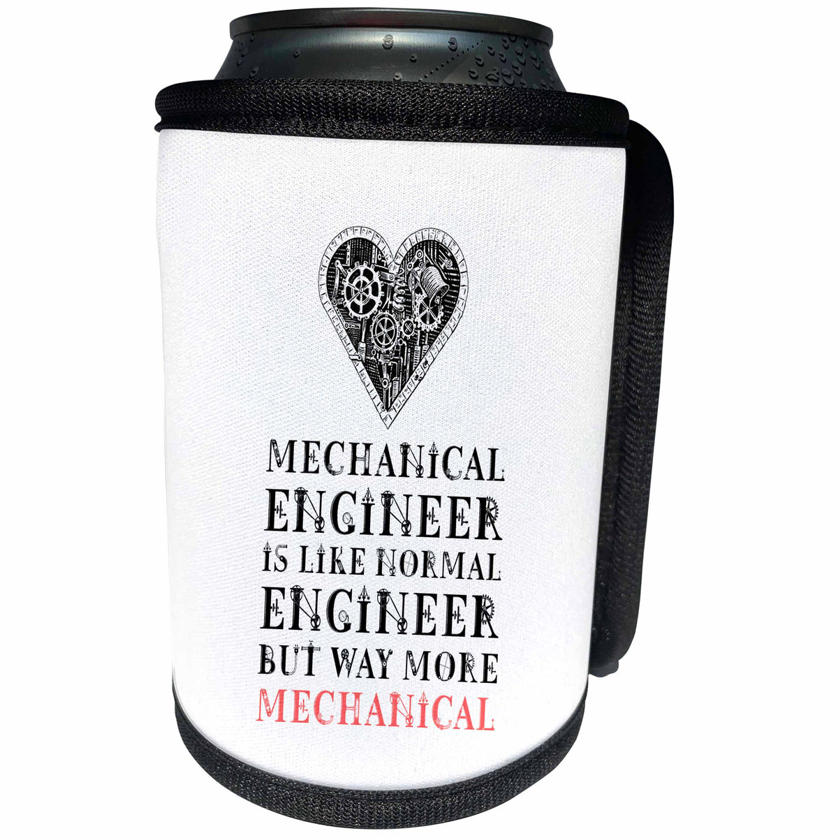 3dRose Mechanical Engineer - Aerospace Engineer Comparison... - Can Cooler Bottle Wrap (cc-363378)