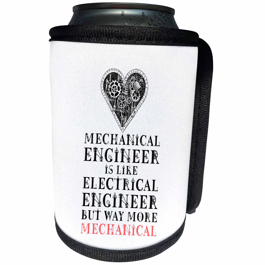 3dRose Mechanical Engineer - Agricultural Engineer Comparison... - Can Cooler Bottle Wrap (cc-363379)