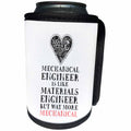 3dRose Mechanical Engineer - Marine Engineer Comparison funny... - Can Cooler Bottle Wrap (cc-363390)