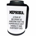 3dRose Image of the definition of mephobia - Can Cooler Bottle Wrap (cc-363816)