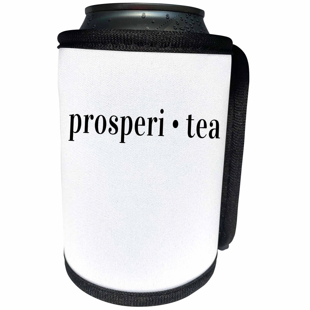 3dRose Prosperity for Coffee Lovers - Can Cooler Bottle Wrap (cc-363829)