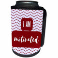 3dRose Printed Design with Text of I Am Motivated - Can Cooler Bottle Wrap (cc-363868)
