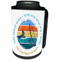 3dRose York Harbor Beach, York County, Maine. Summer beach... - Can Cooler Bottle Wrap (cc-364566)