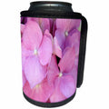 3dRose Close Up of Pink Hydrangea Blossom - Can Cooler Bottle Wrap (cc-364749)