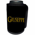 3dRose Giuseppe classic baby boy name in the USA. An elegant... - Can Cooler Bottle Wrap (cc-365145)
