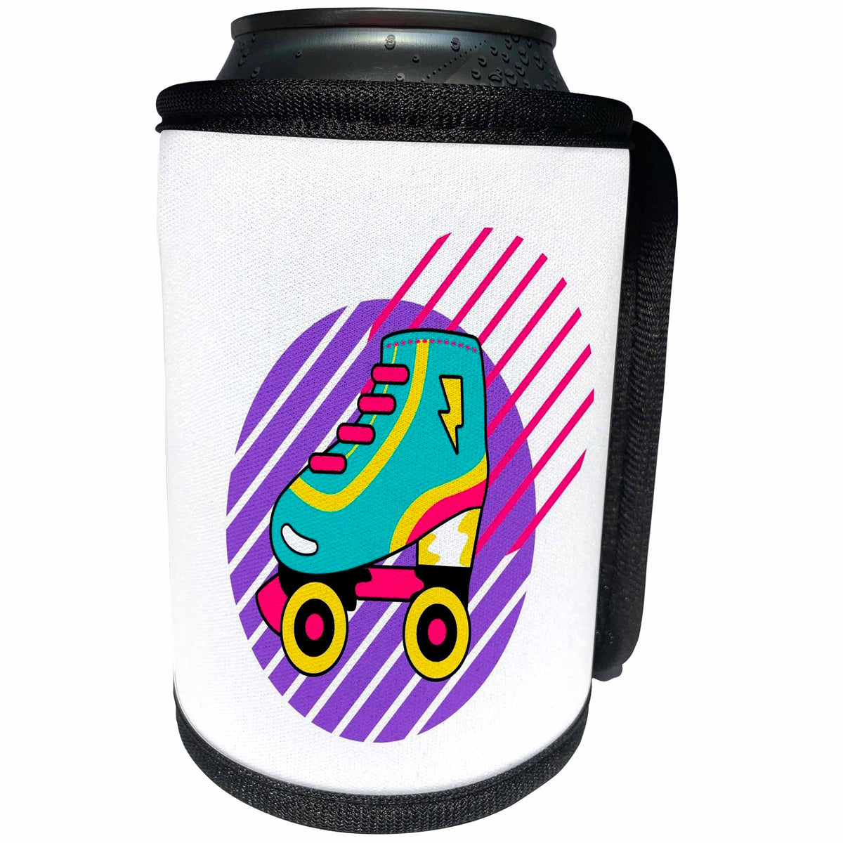 3dRose Colorful Image about Retro - Can Cooler Bottle Wrap (cc-365384)
