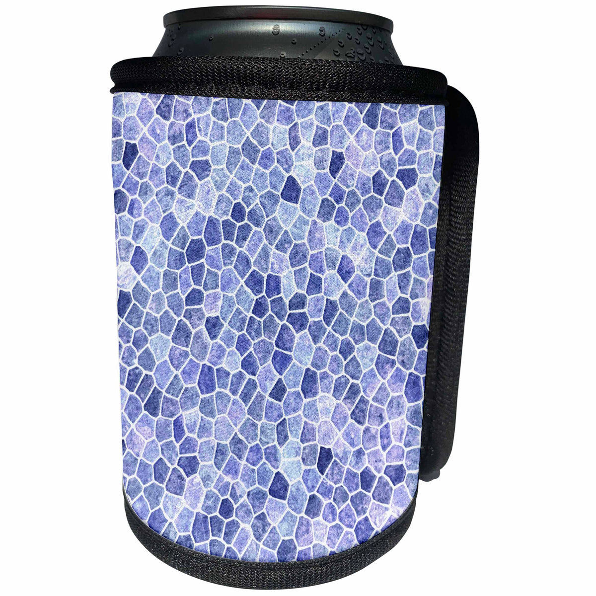 3dRose Squamous Scaly Pattern In Pale Blue - Can Cooler Bottle Wrap (cc-365829)