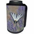 3dRose Elegant Swallowtail On Lavender Spike Photograph - Can Cooler Bottle Wrap (cc-365838)