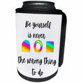 3dRose Image of rainbow colored shapes - Can Cooler Bottle Wrap (cc-366148)