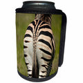 3dRose Zebra bottom, Moremi Game Reserve, Botswana - Can Cooler Bottle Wrap (cc-366235)